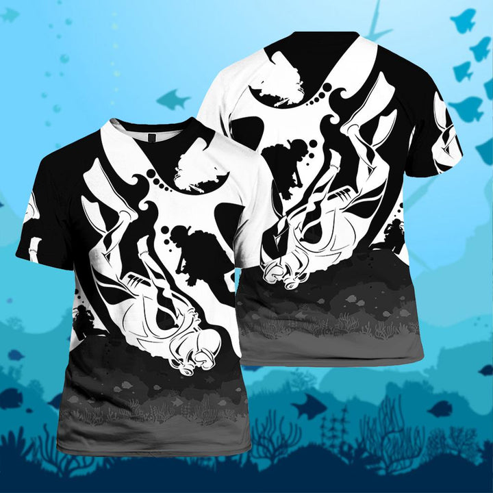 Scuba Diving 3D All Over Print | For Men & Women | Adult | HP907-BehighStyle