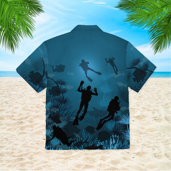 Scuba Diving Hawaiian Shirt | For Men & Women | HW1040-BehighStyle