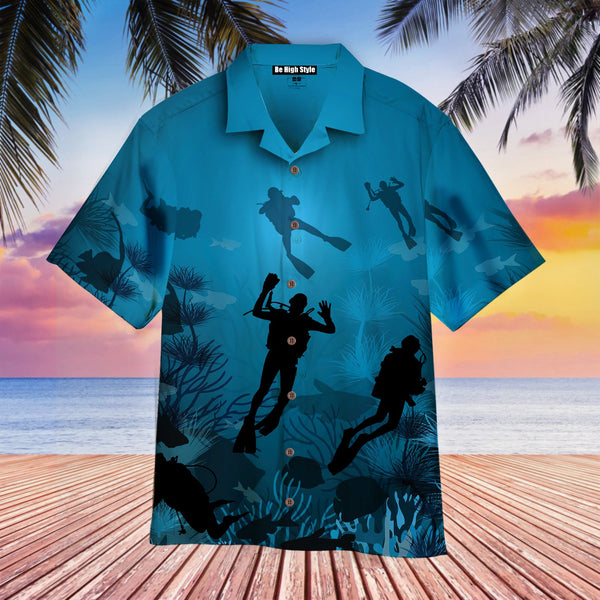 Scuba Diving Hawaiian Shirt | HW1040