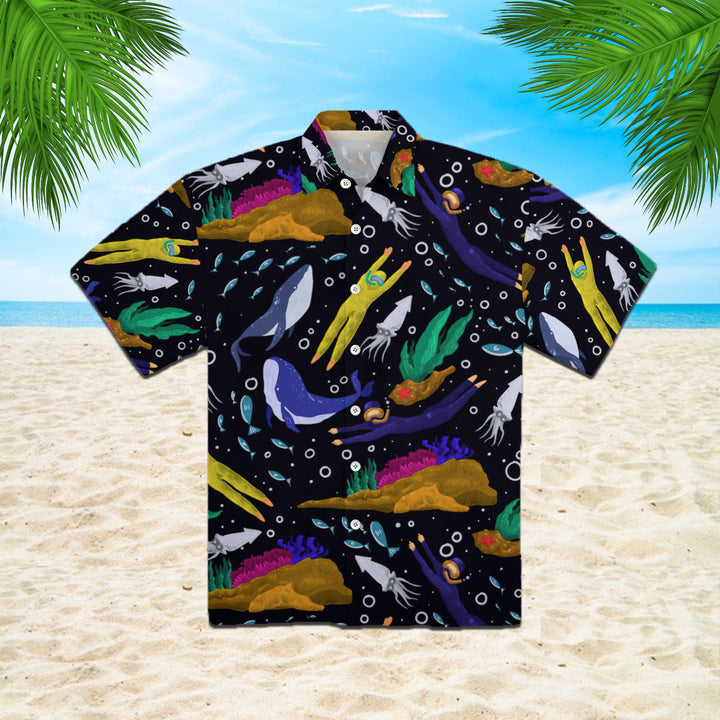 Scuba Diving Summer Hawaiian Shirt | For Men & Women | HW934-BehighStyle