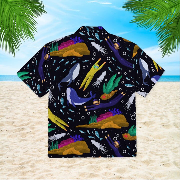 Scuba Diving Summer Hawaiian Shirt | For Men & Women | HW934-BehighStyle