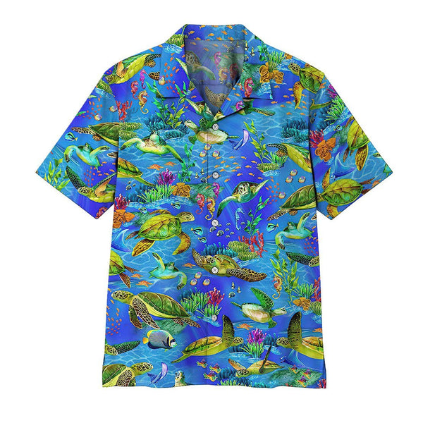 Sea Turtle Hawaiian Shirt | For Men & Women | HW1628-BehighStyle