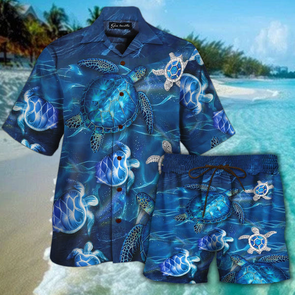 Sea Turtle So Fresh Hawaiian Shirt Set | For Men & Women | HS125-BehighStyle