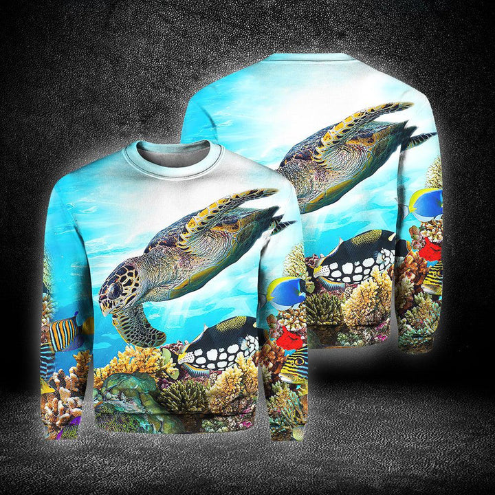 Sea Turtle With Friend Ocean 3D All Over Print | For Men & Women | Adult | HP146-BehighStyle