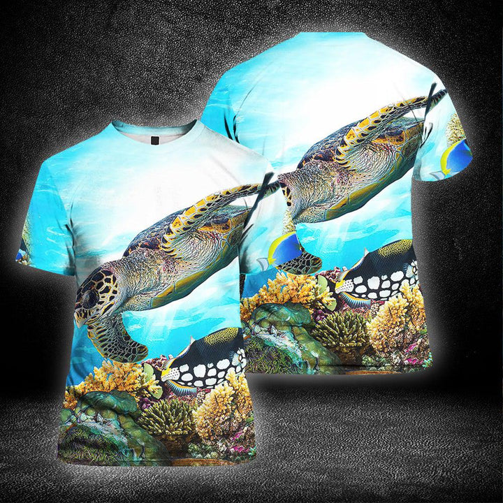 Sea Turtle With Friend Ocean 3D All Over Print | For Men & Women | Adult | HP146-BehighStyle