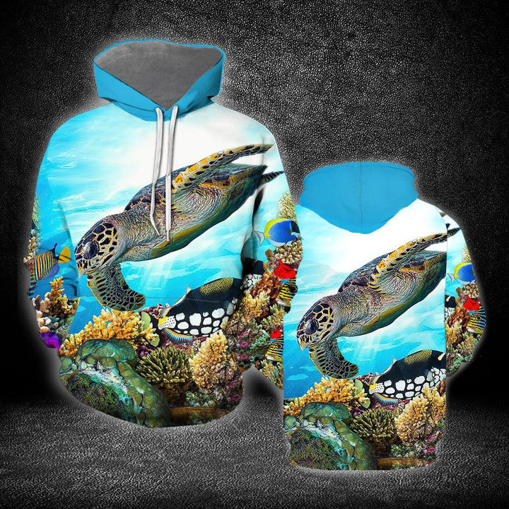 Sea Turtle With Friend Ocean 3D All Over Print | For Men & Women | Adult | HP146-BehighStyle