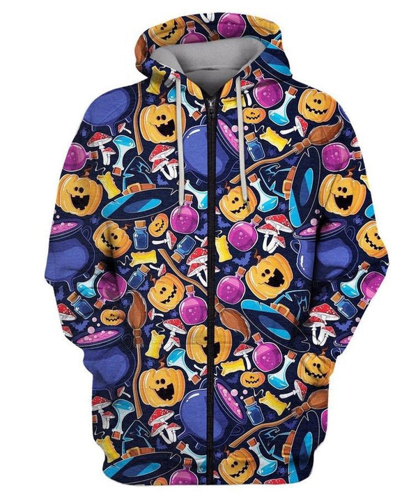 Seamless Pattern Halloween 3D All Over Print | For Men & Women | Adult | HP2096-BehighStyle