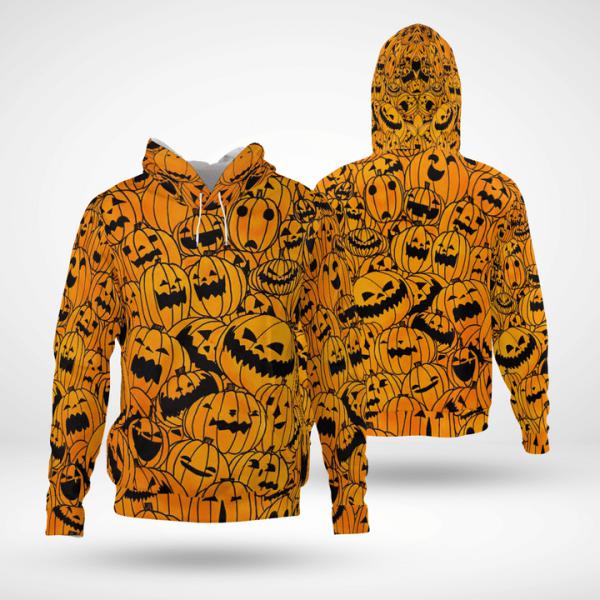 Shade Of Pumpkins Cute Happy Halloween Spooky 3D All Over Print | Adult | HP2165