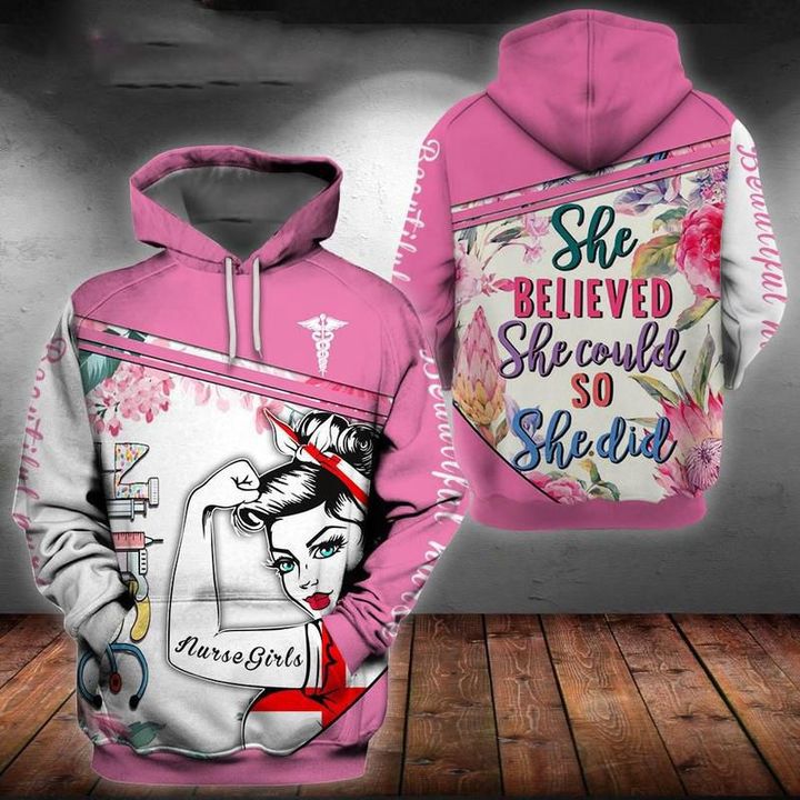 She Believed She Could So She Did 3D All Over Print | For Men & Women | Adult | HP1756-BehighStyle