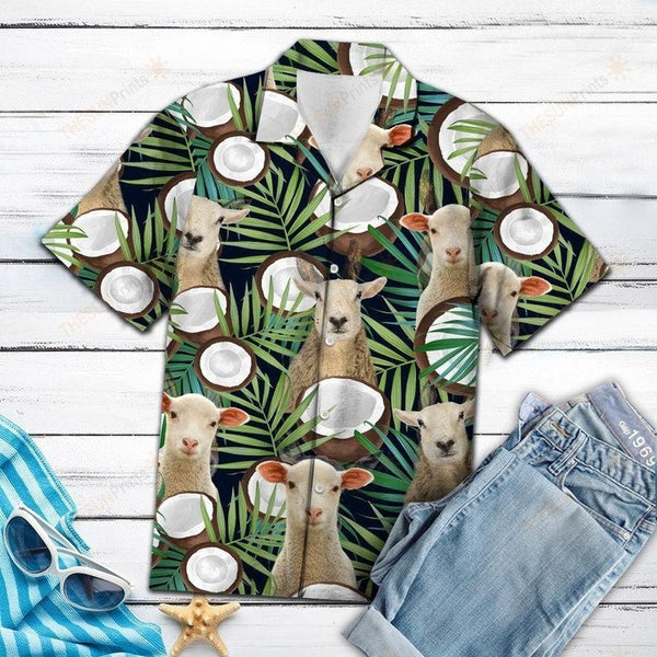 Sheep Coconut Tropical Hawaiian Shirt | HW2961