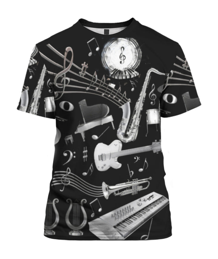 Silver Musical Instrument 3D All Over Print | For Men & Women | Adult | HP884-BehighStyle