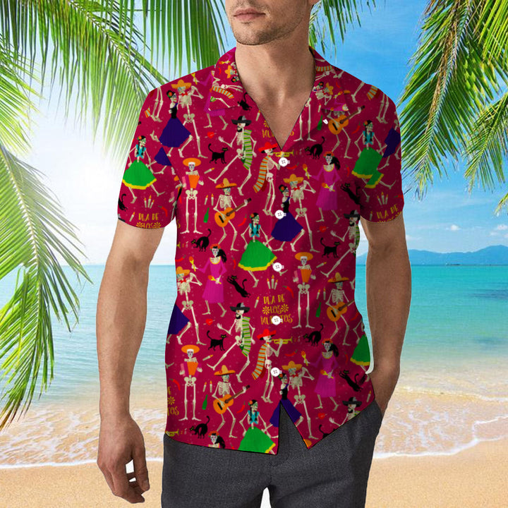 Skeletons Day Dead Dia Mexico Hawaiian Shirt | For Men & Women | HW404-BehighStyle