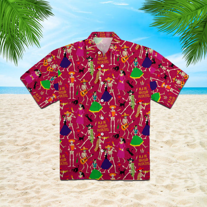 Skeletons Day Dead Dia Mexico Hawaiian Shirt | For Men & Women | HW404-BehighStyle