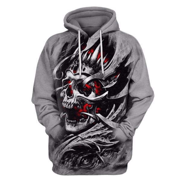 Skull Fire Halloween 3D All Over Print | Adult | HP2734