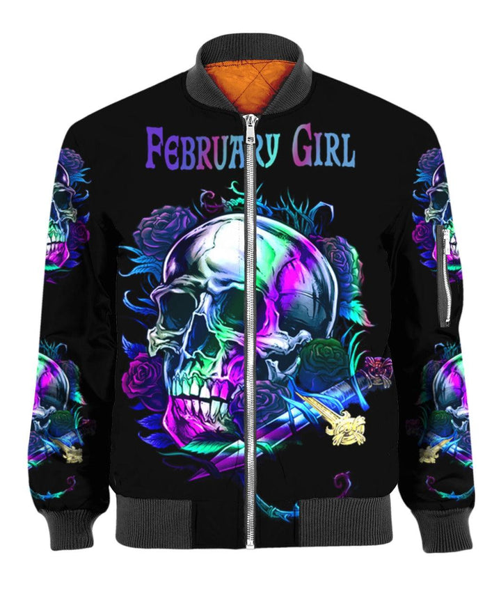 Skull Flower February Girl 3D All Over Print | For Men & Women | Adult | HP1243-BehighStyle