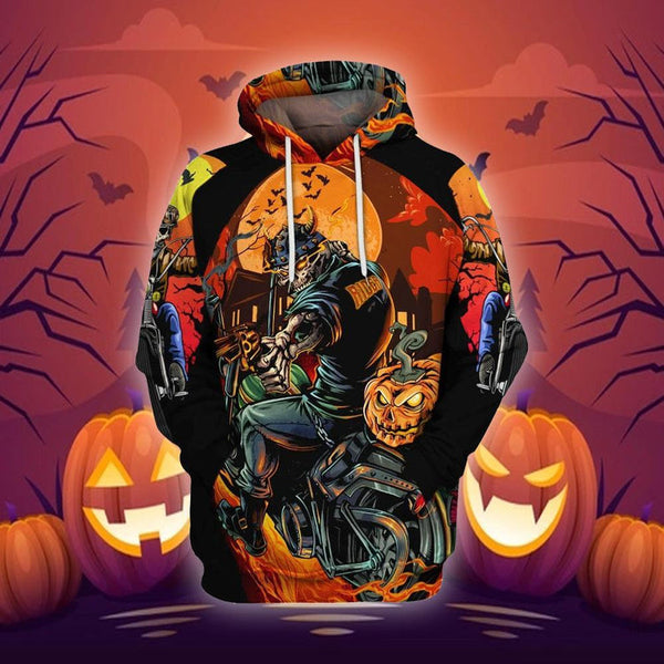 Skull Halloween Cool 3D All Over Print | For Men & Women | Adult | HP1426-BehighStyle