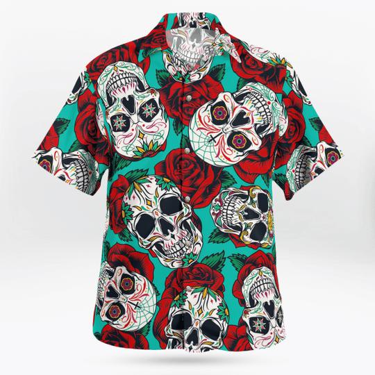 Skull Hawaiian Shirt | For Men & Women | HW1408-BehighStyle