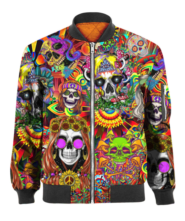 Skull Hippie 3D All Over Print | For Men & Women | Adult | HP958-BehighStyle