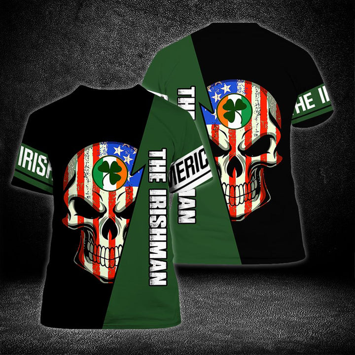 Skull Irish St. Patrick's Day 3D All Over Print | For Men & Women | Adult | HP903-BehighStyle