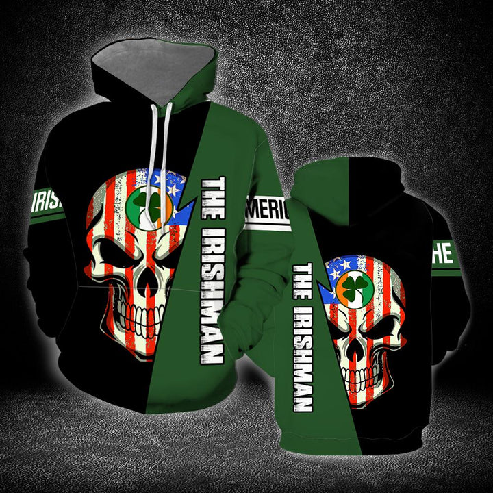 Skull Irish St. Patrick's Day 3D All Over Print | For Men & Women | Adult | HP903-BehighStyle