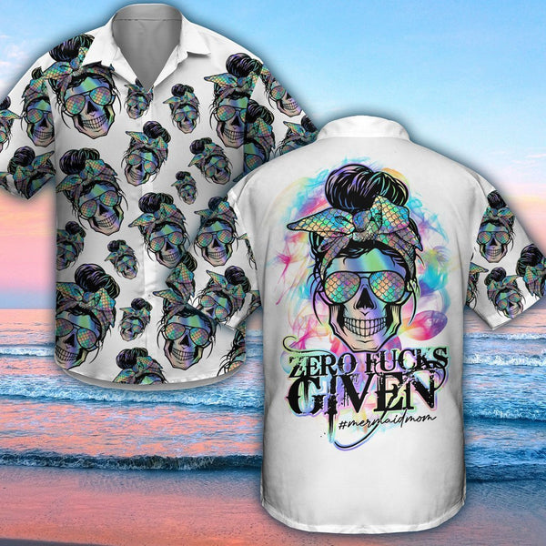 Skull Mom Mom Gift Hawaiian Shirt | For Men & Women | HW2403-BehighStyle