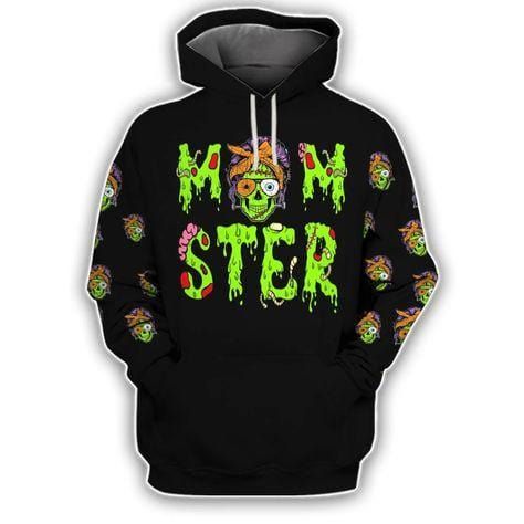 Skull Momster Horror 3D All Over Print | For Men & Women | Adult | HP1816-BehighStyle