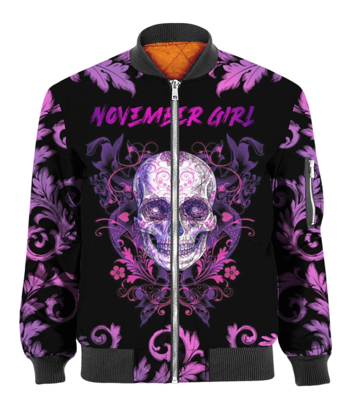 Skull November Girl 3D All Over Print | For Men & Women | Adult | HP978-BehighStyle