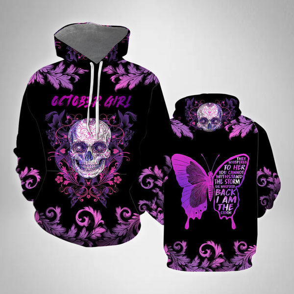 Skull November Girl 3D All Over Print | For Men & Women | Adult | HP978-BehighStyle