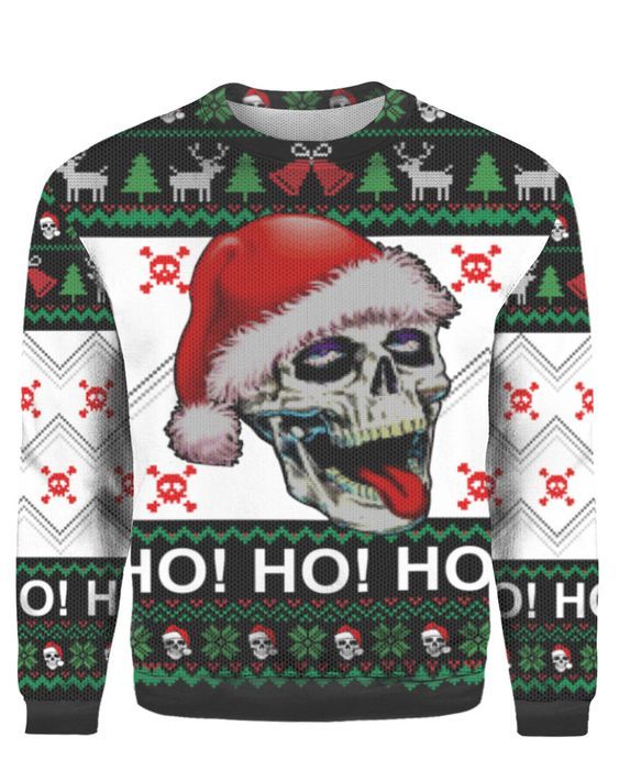 Skull Santa Ugly Christmas Sweater | Adult | US2067