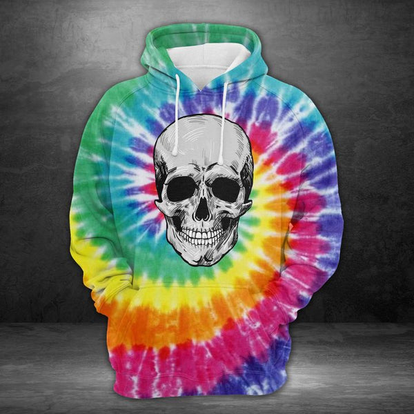 Skull Tie Dye 3D All Over Print | For Men & Women | Adult | HP802-BehighStyle