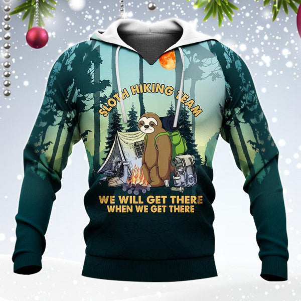 Sloth Hiking Team 3D All Over Print | Adult | HP2977