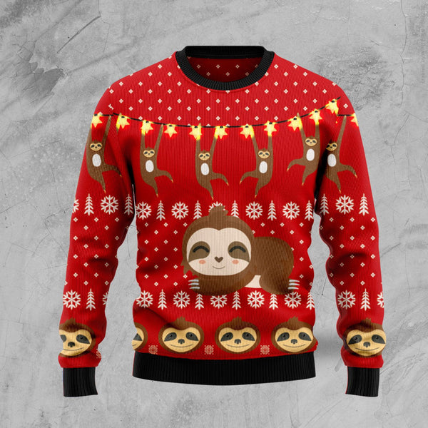 Sloth Lover Ugly Christmas Sweater | For Men & Women | Adult | US1011-BehighStyle