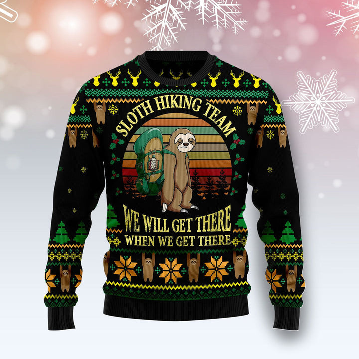 Sloth Team Holiday Ugly Christmas Sweater | For Men & Women | Adult | US1169-BehighStyle