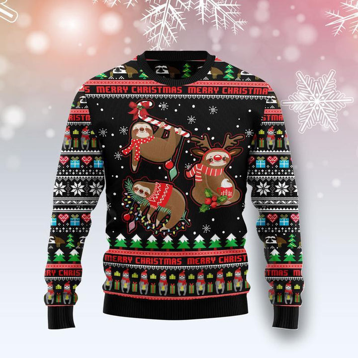 Sloth Ugly Christmas Sweater | For Men & Women | Adult | US1571-BehighStyle