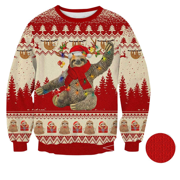 Sluth Christmas Funny Ugly Christmas Sweater | Adult | US2239