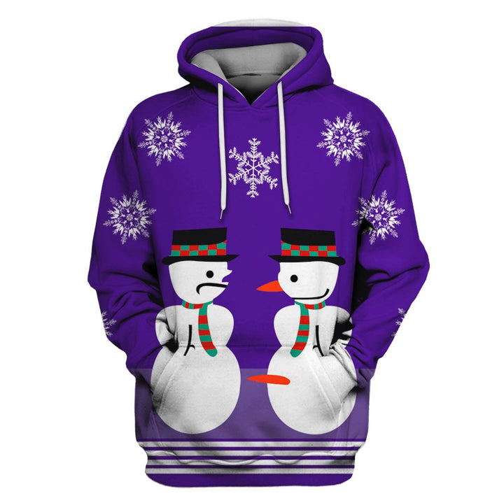 Snow Man On Christmas 3D All Over Print | For Men & Women | Adult | HP1929-BehighStyle