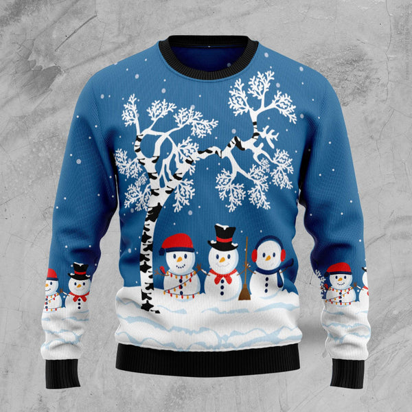 Snowman Beauty Ugly Christmas Yall Ugly Christmas Sweater | For Men & Women | Adult | US1613-BehighStyle