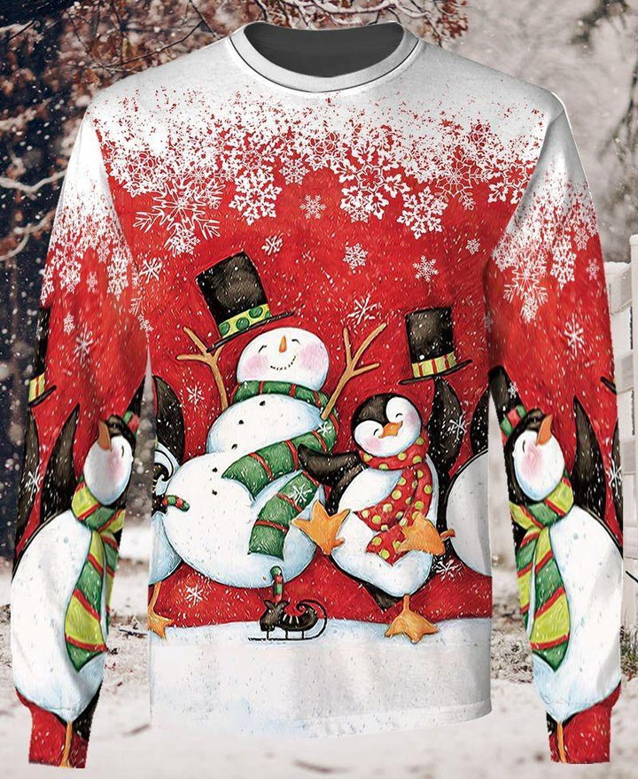 Snowman Christmas 3D All Over Print | For Men & Women | Adult | HP1527-BehighStyle