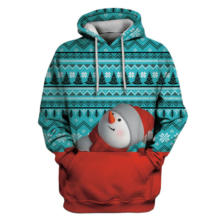 Snowman On Christmas 3D All Over Print | For Men & Women | Adult | HP1913-BehighStyle