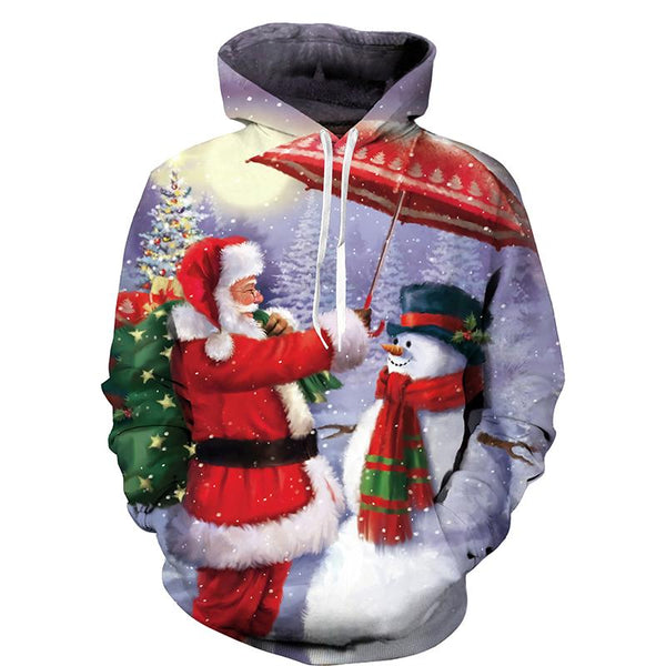 Snowman Print Tops Outfits Christmas 3D All Over Print | Adult | HP2700