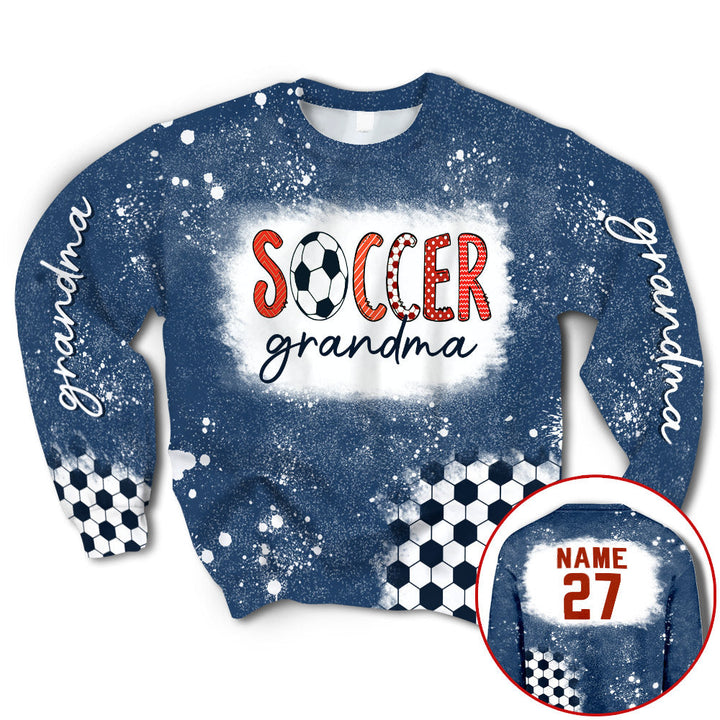 Soccer Grandma Bleach Custom Name 3D All Over Print | For Men & Women | Adult | CN109-BehighStyle