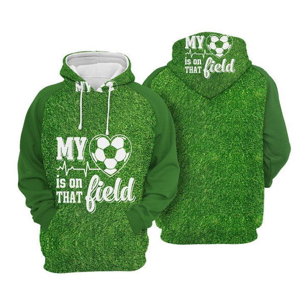 Soccer My Heart Is On That Field 3D All Over Print | Adult | HP2682