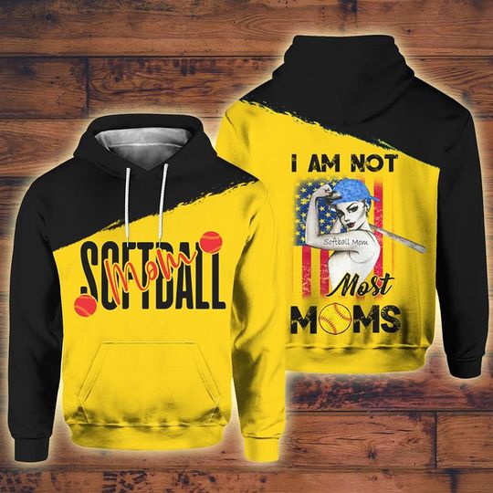 Softball Mom I'm Not Most Moms 3D All Over Print | For Men & Women | Adult | HP1079-BehighStyle