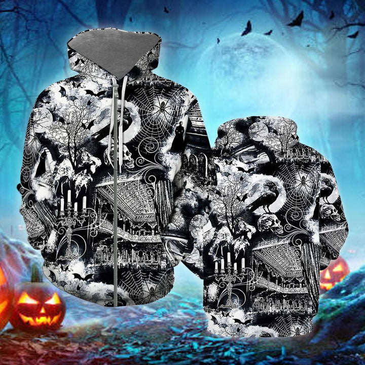 Spider Halloween Night 3D All Over Print | For Men & Women | Adult | HP1832-BehighStyle