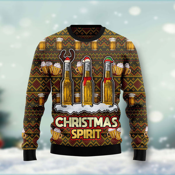 Spirit Beer Ugly Christmas Sweater | For Men & Women | Adult | US1615-BehighStyle