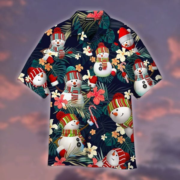 Stay Cool Snowman In Christmas Day Hawaiian Shirt | HW2919