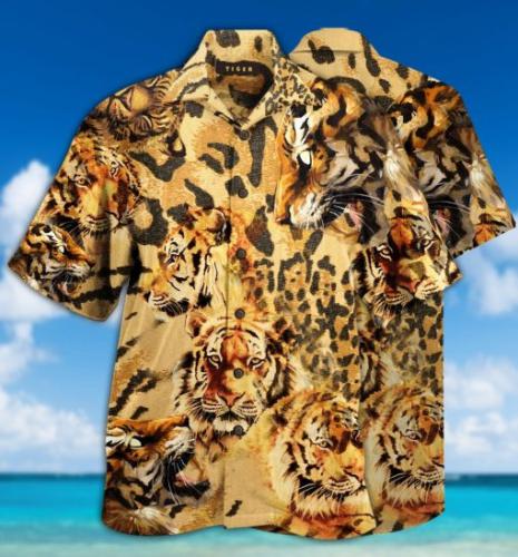 Stay Cool Tiger Hawaiian Shirt | For Men & Women | HW437-BehighStyle