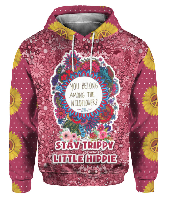 Stay Trippy Little Hippie 3D All Over Print | For Men & Women | Adult | HP902-BehighStyle