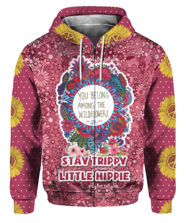 Stay Trippy Little Hippie 3D All Over Print | For Men & Women | Adult | HP902-BehighStyle