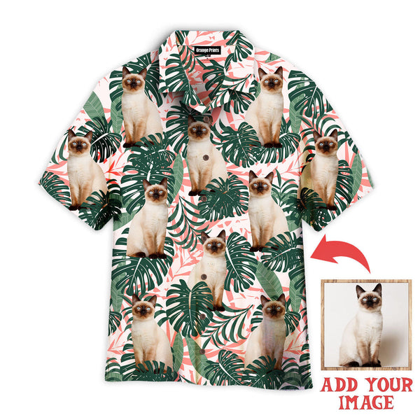 Summer Bright Tropical Custom Photo Hawaiian Shirt | P258